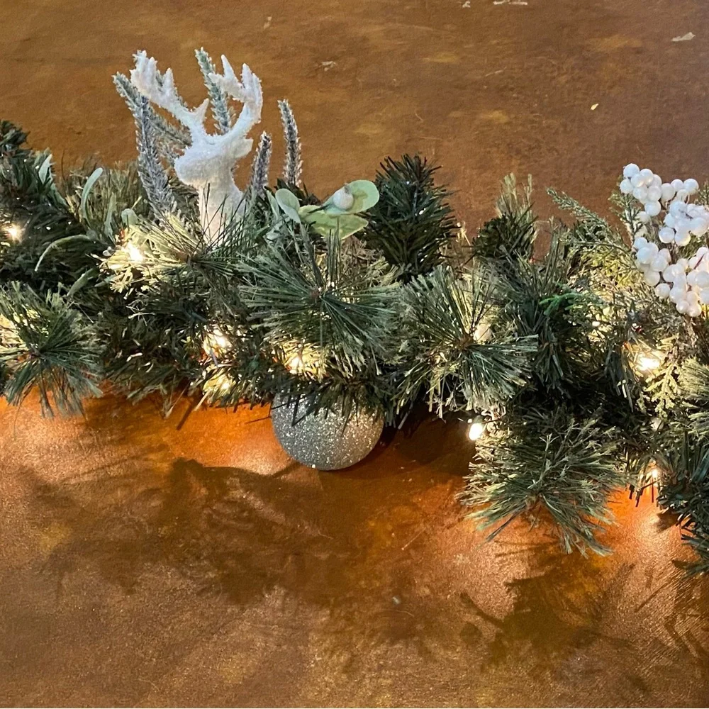 6 foot Christmas Garland